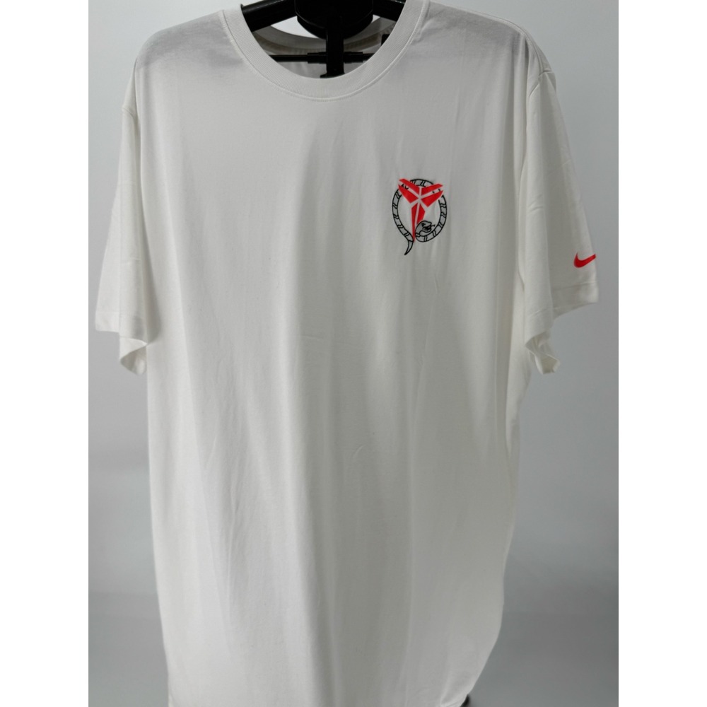 Nike Dri-FIT Kobe Bryant Black Mamba White Tee‎ Shirt HV5150-100 Men's 3XL NWOT
